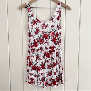 H&M Divided Floral Rose Romper